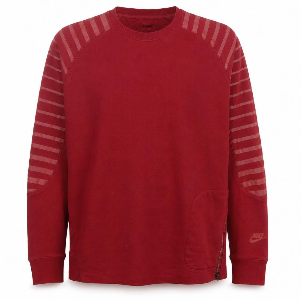 Nike Men's Red XL Pullover Crew Neck Track & Field Sweatshirt