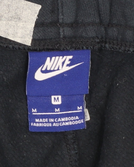 Nike Men's Black Jogger Sweatpants Medium Cotton Blend