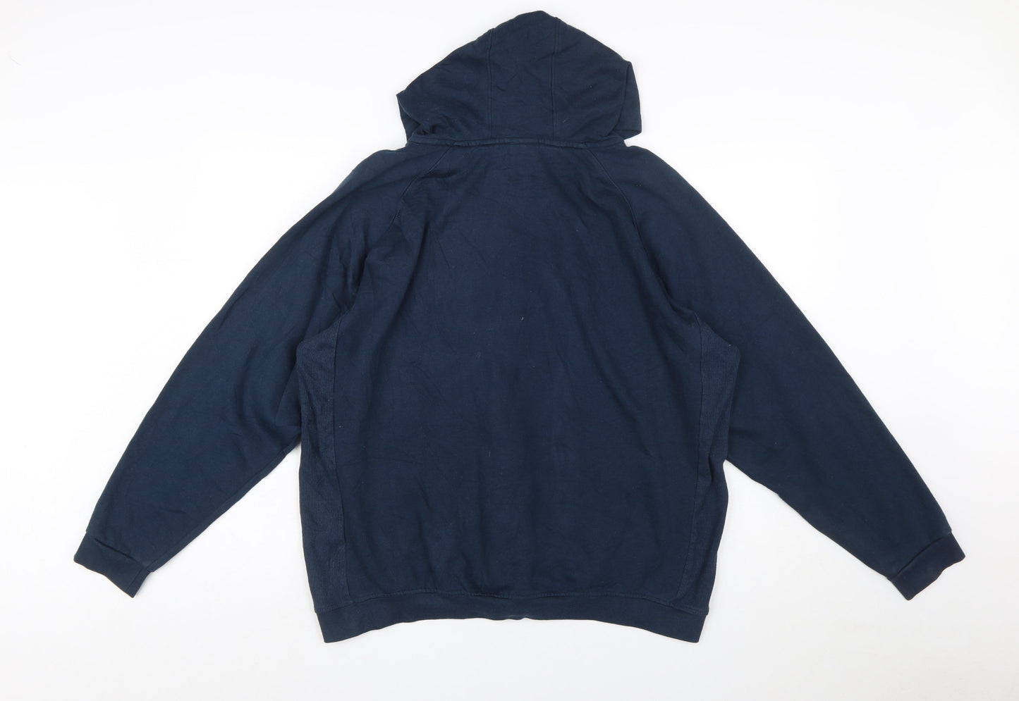 Umbro Men's Blue Full Zip Hoodie XL Sportswear Fleece