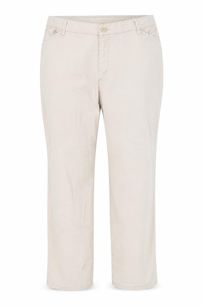 Lee Women’s Beige Chino Trousers Size 16 Relaxed Fit Cotton