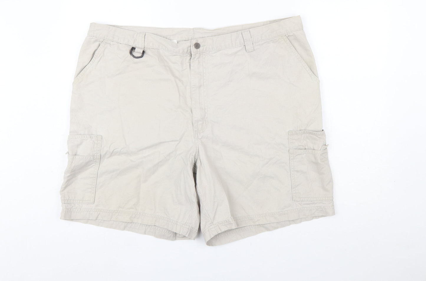 Lee Mens Beige Cargo Shorts Size 44 Cotton Casual Workwear