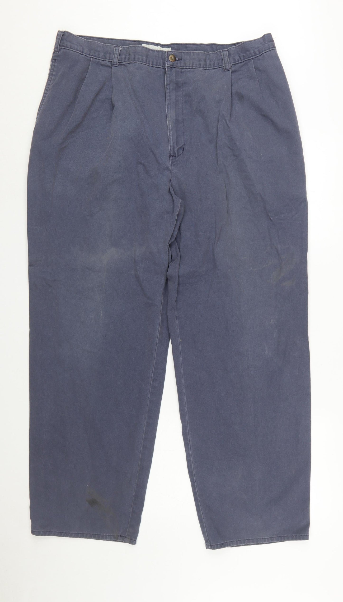 Dockers Men’s Blue Chino Trousers Size 40W 32L Relaxed Fit