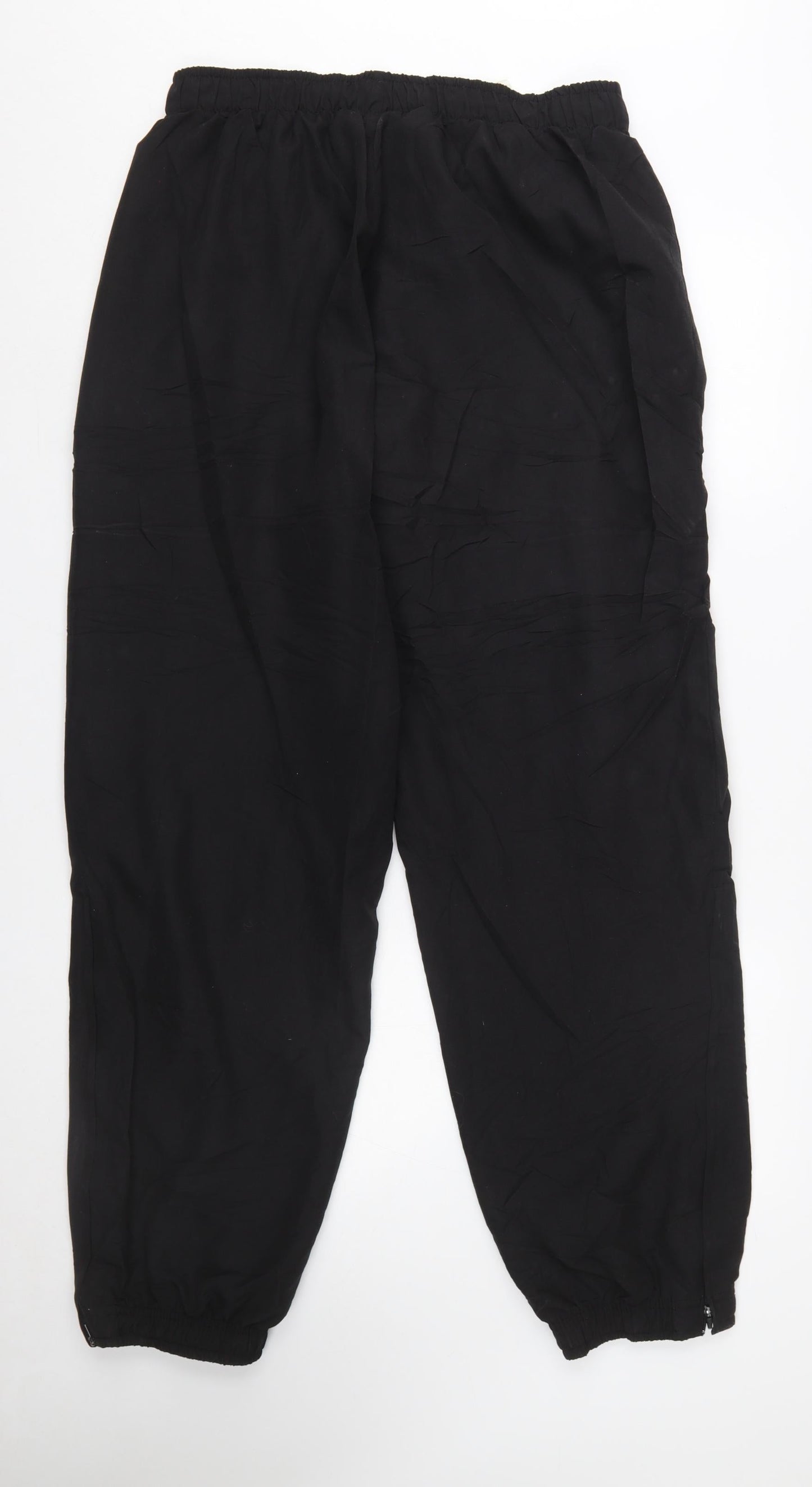 Puma Men's Black Jogger Trousers Size L Lightweight Sports Pants