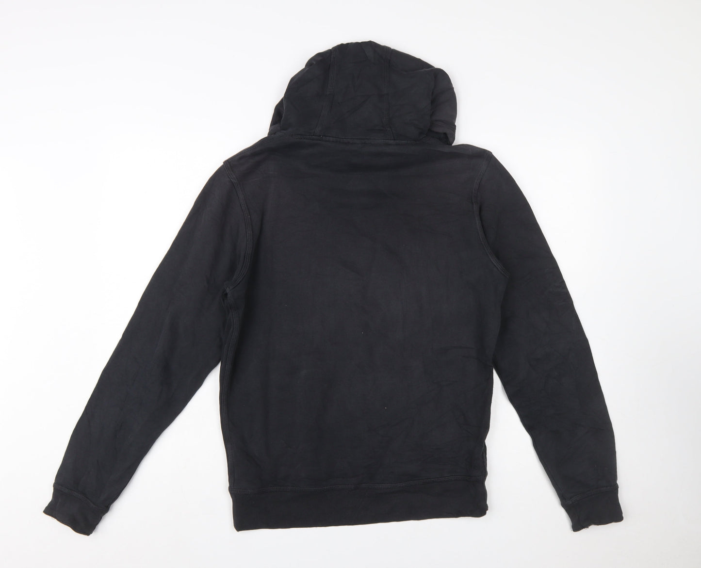 Nike Men's Black Pullover Hoodie Small Logo Fleece Sweatshirt