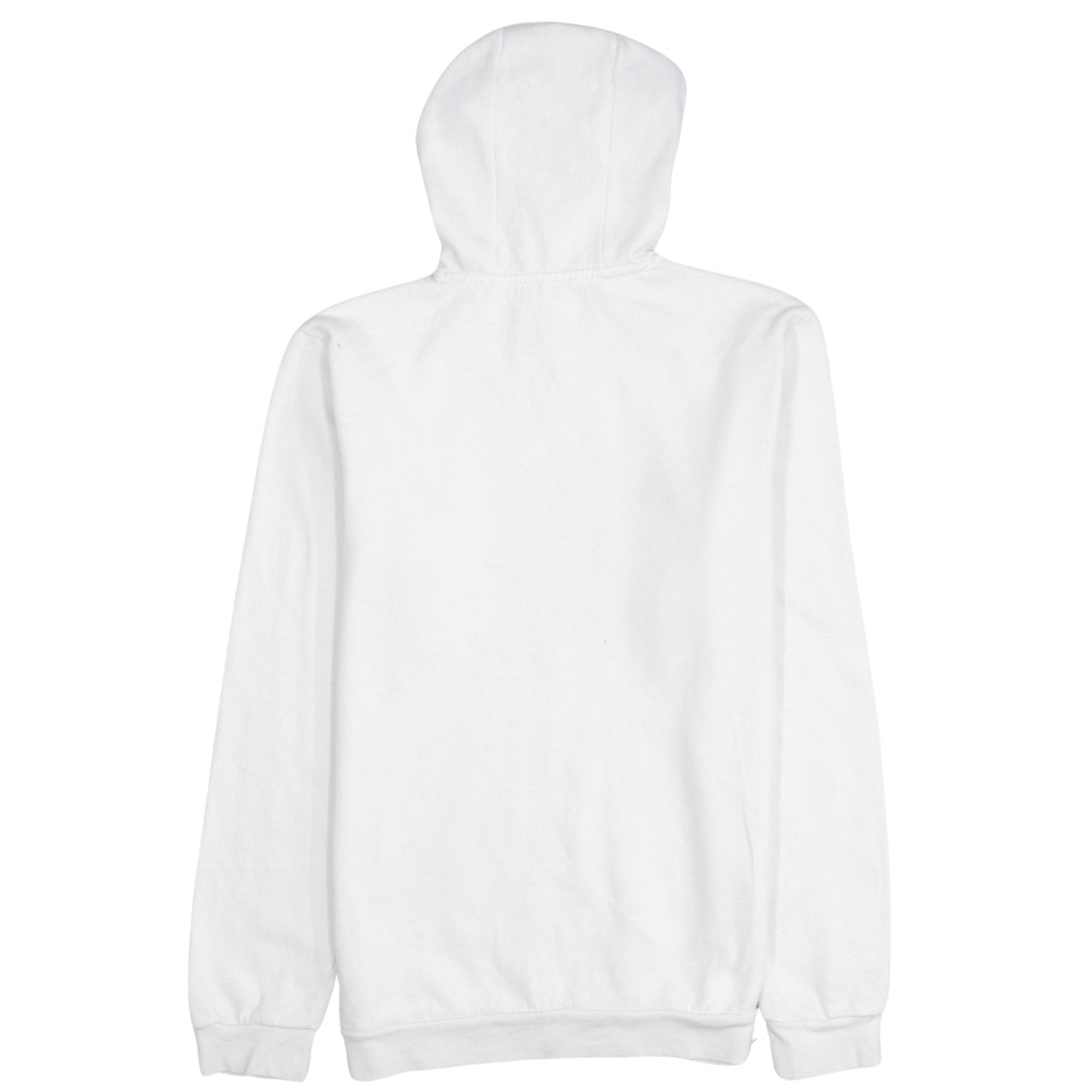 Adidas Men's White Pullover Hoodie Size S Sports Fleece Sweatshirt