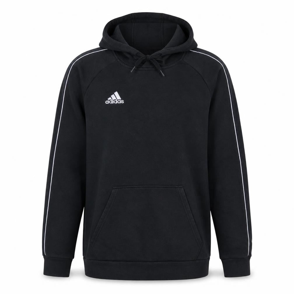 Adidas Men's Black Pullover Hoodie Size S Sports Fleece Sweatshirt