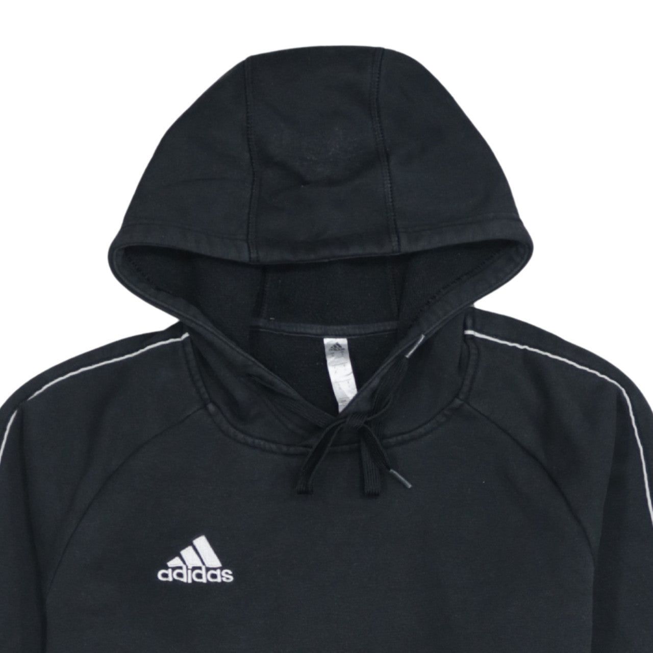 Adidas Men's Black Pullover Hoodie Size S Sports Fleece Sweatshirt
