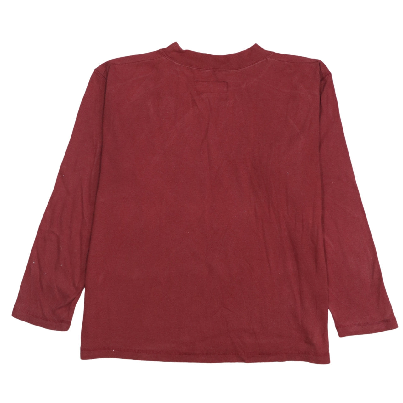Marlboro Classics Women Red Long Sleeve Cotton T-Shirt Size L