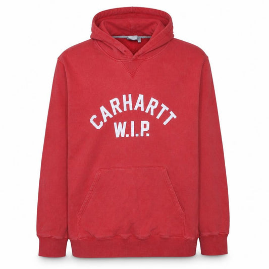 Carhartt WIP Men's Red 2XL Pullover Hoodie Fleece Sweatshirt