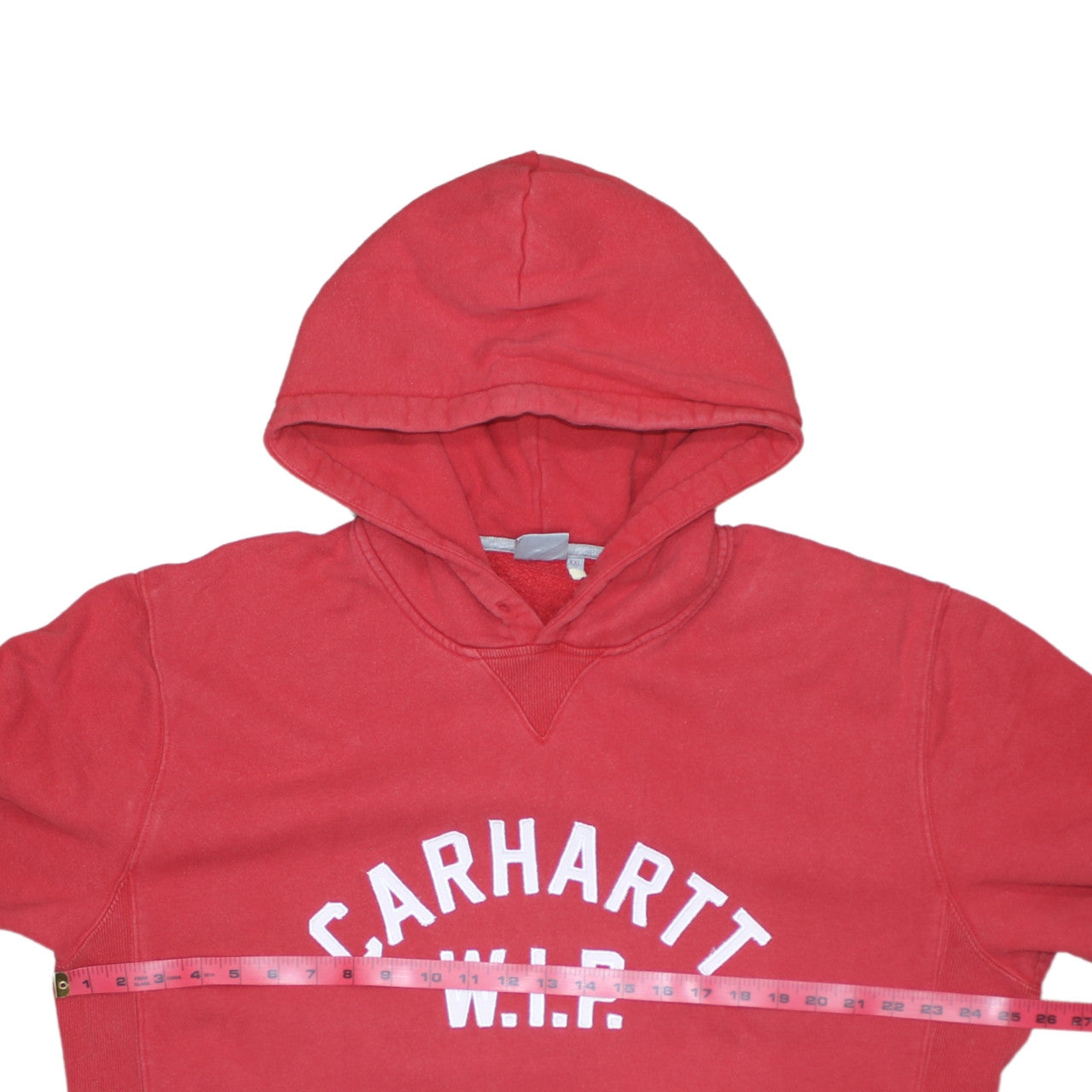 Carhartt WIP Men's Red 2XL Pullover Hoodie Fleece Sweatshirt