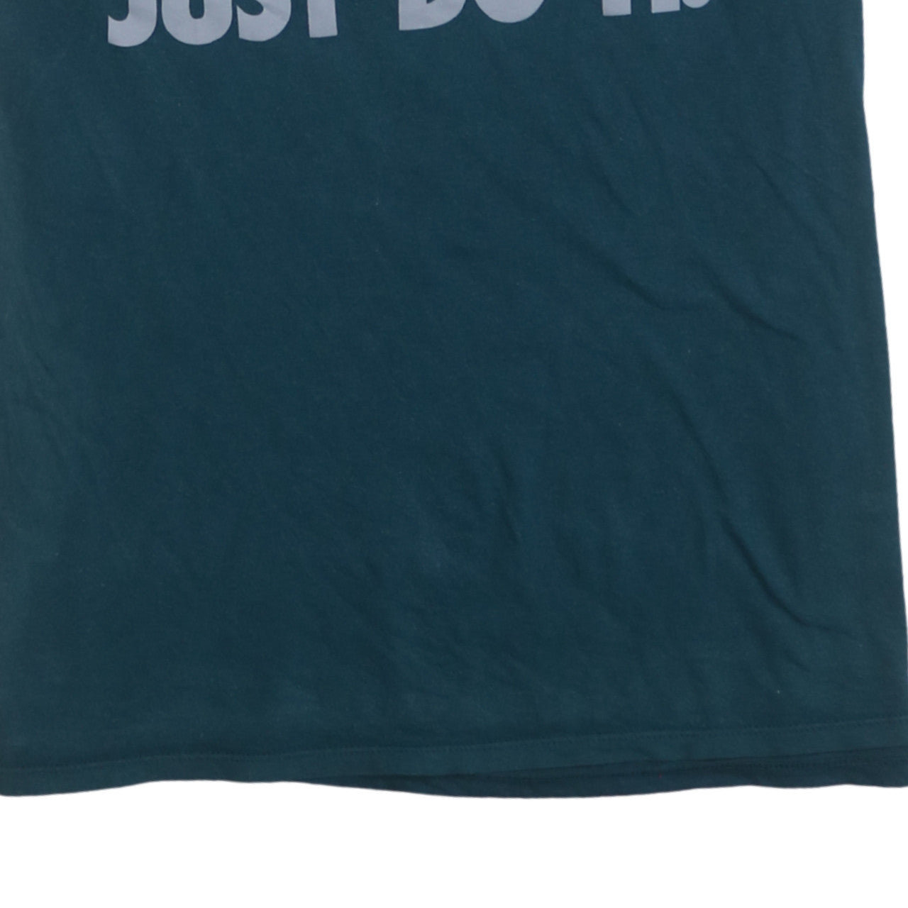 Nike Men's Blue 'Just Do It' Graphic Regular Fit T-Shirt M