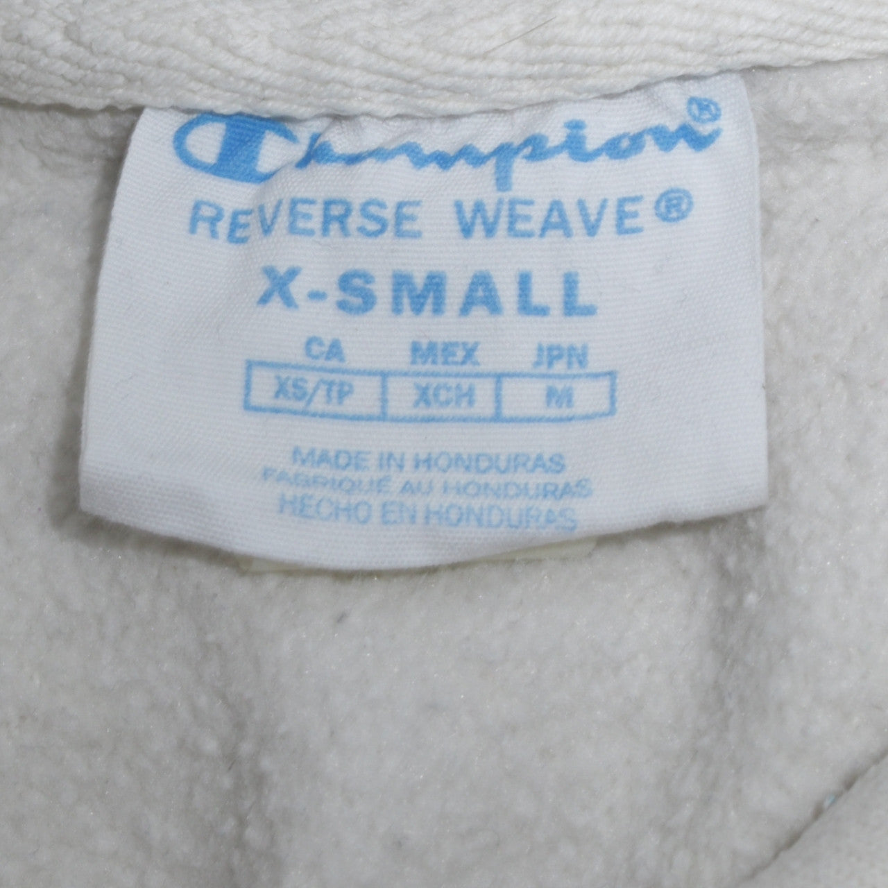 Champion Womens White XS Reverse Weave Pullover Hoodie