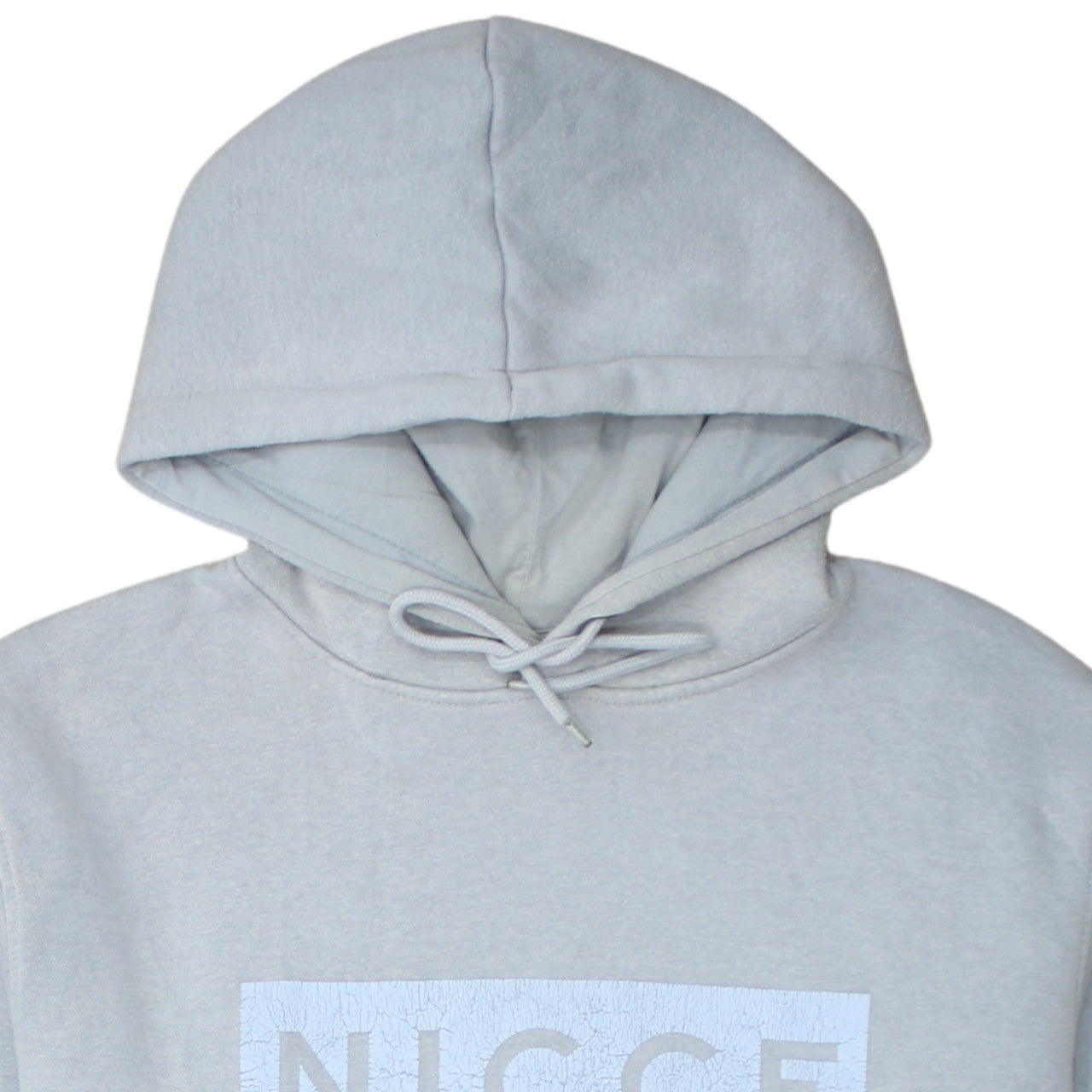 Nicce Men's Grey Pullover Hoodie Medium Classic Fleece Sweatshirt