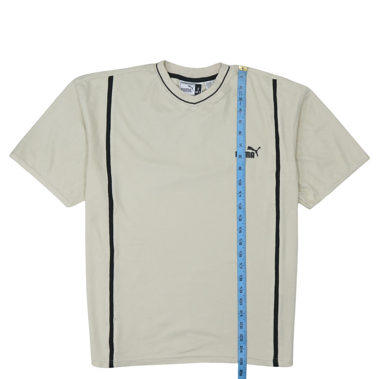 Puma Men’s Beige Short Sleeve Cotton Sports Polo Shirt Size S