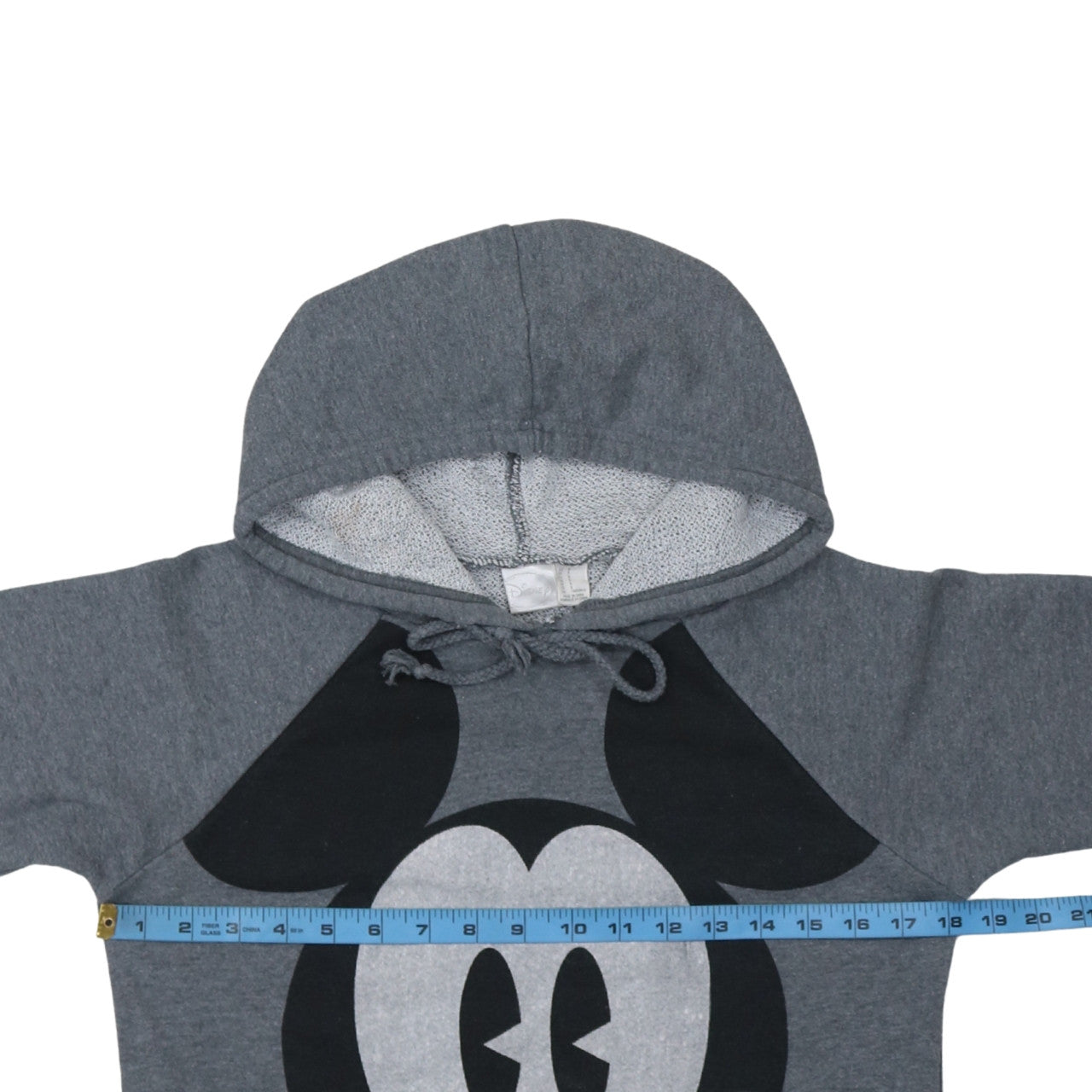 Disney Women's Grey Pullover Hoodie Small Mickey Mouse Graphic