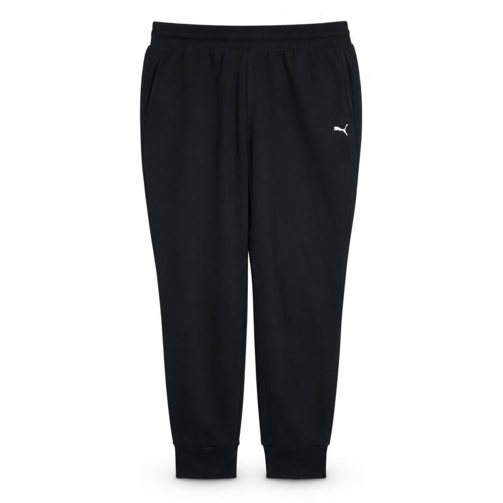 Puma Women's Black Jogger Trousers Size L Comfortable Fleece