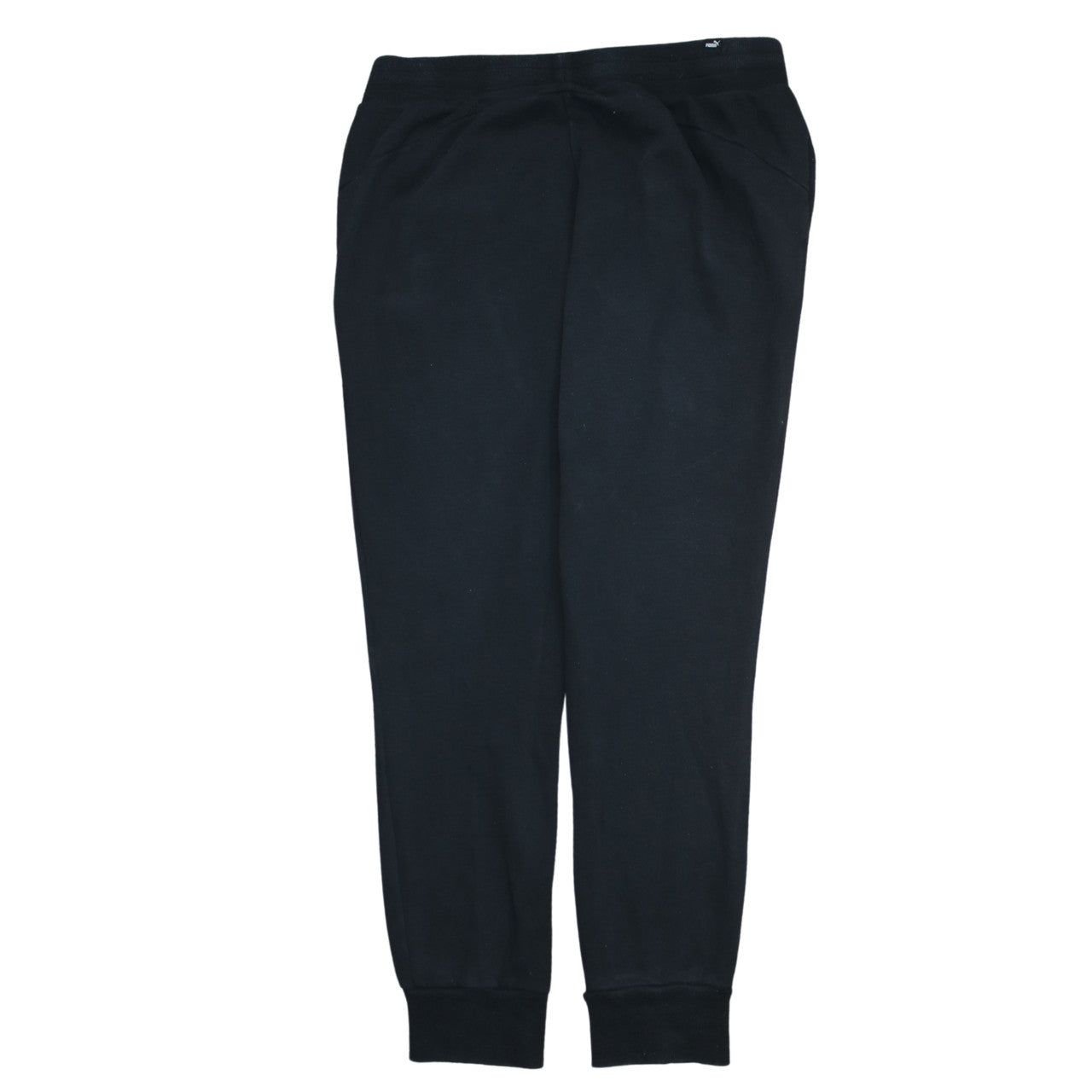 Puma Women's Black Jogger Trousers Size L Comfortable Fleece