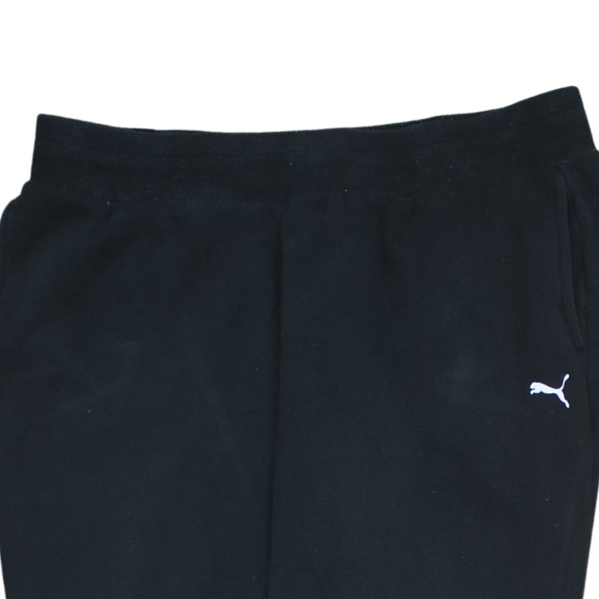 Puma Women's Black Jogger Trousers Size L Comfortable Fleece