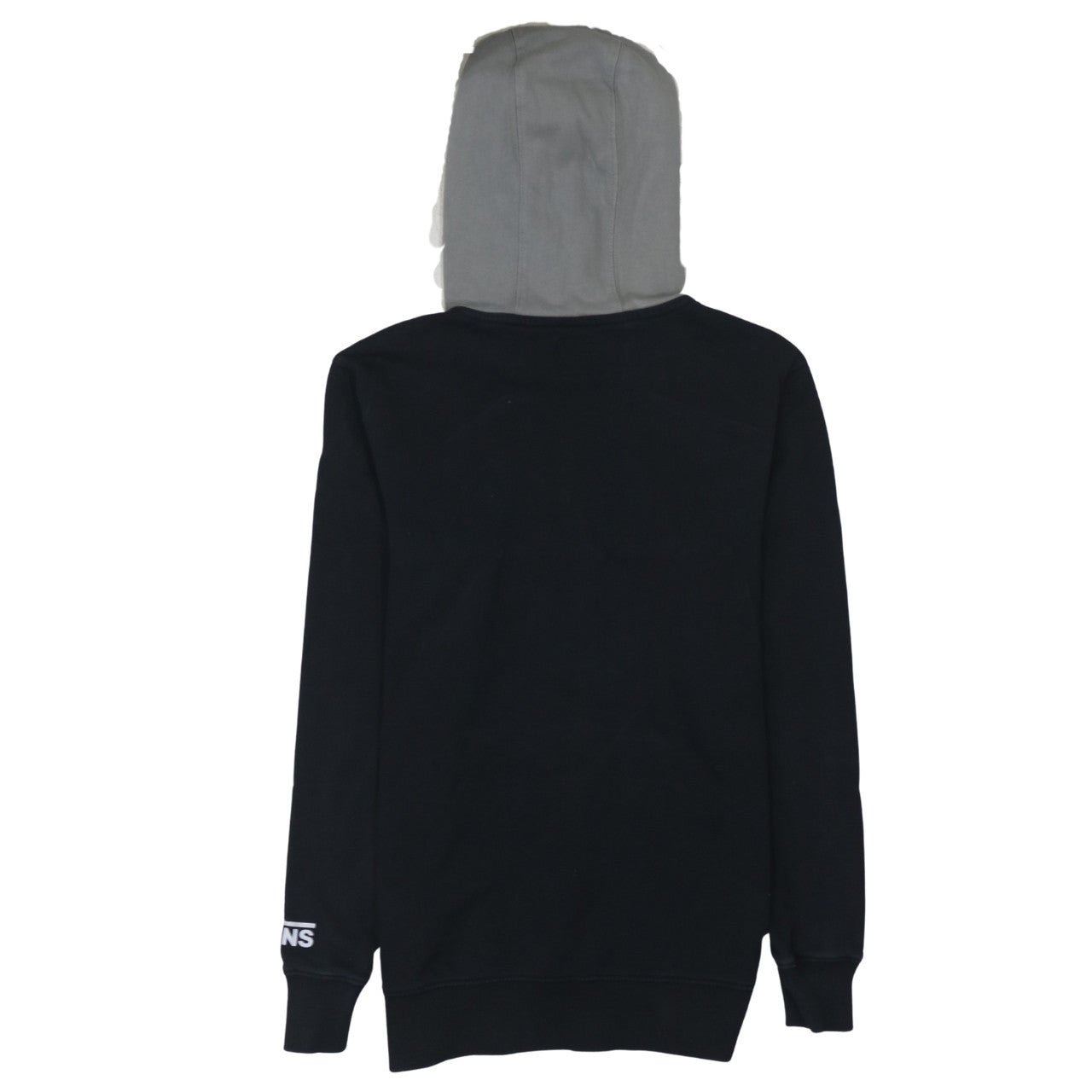 Vans Womens Black XS Pullover Hoodie Hooded Sweatshirt Cotton