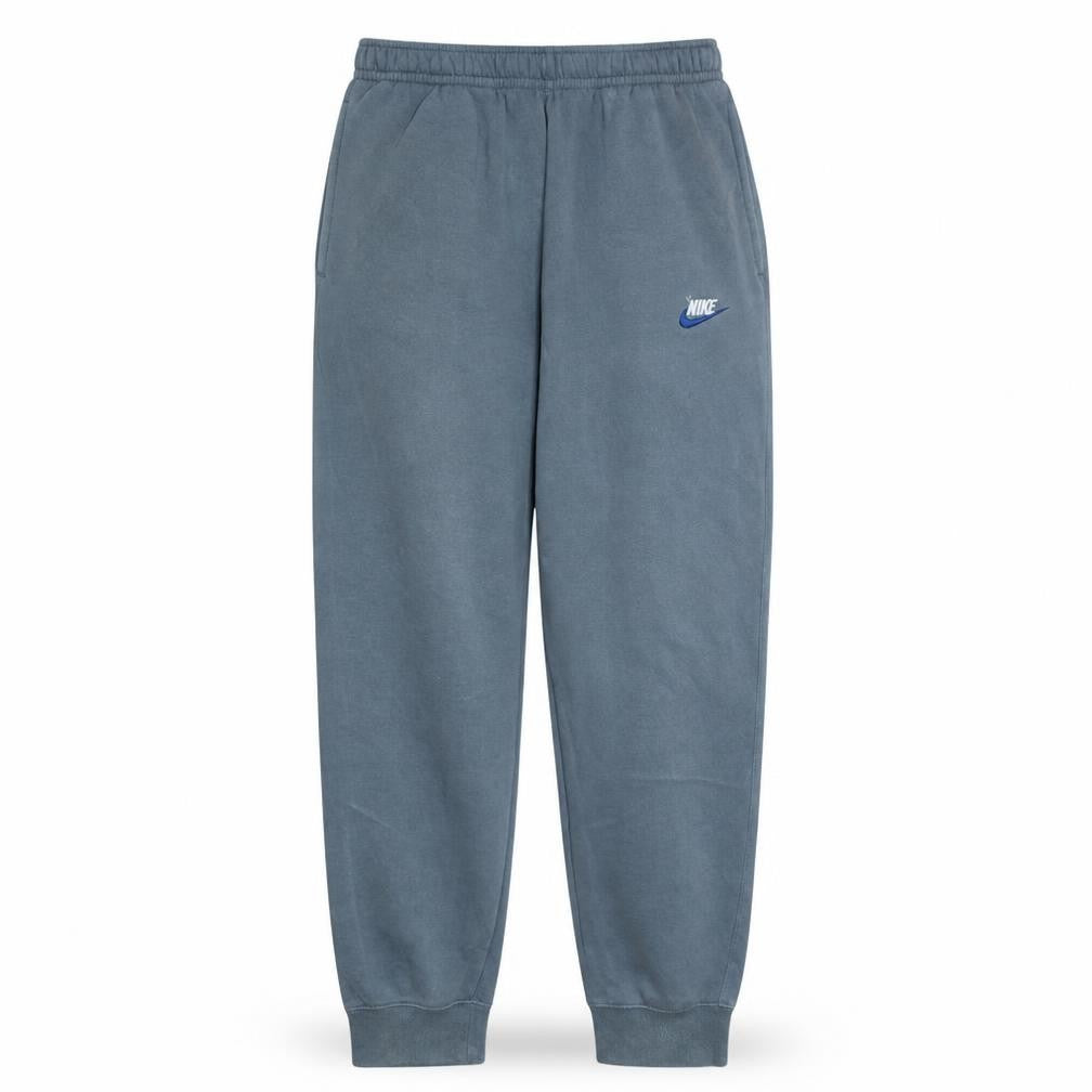 Nike Men Grey Sweatpants Regular Fit Fleece Joggers M