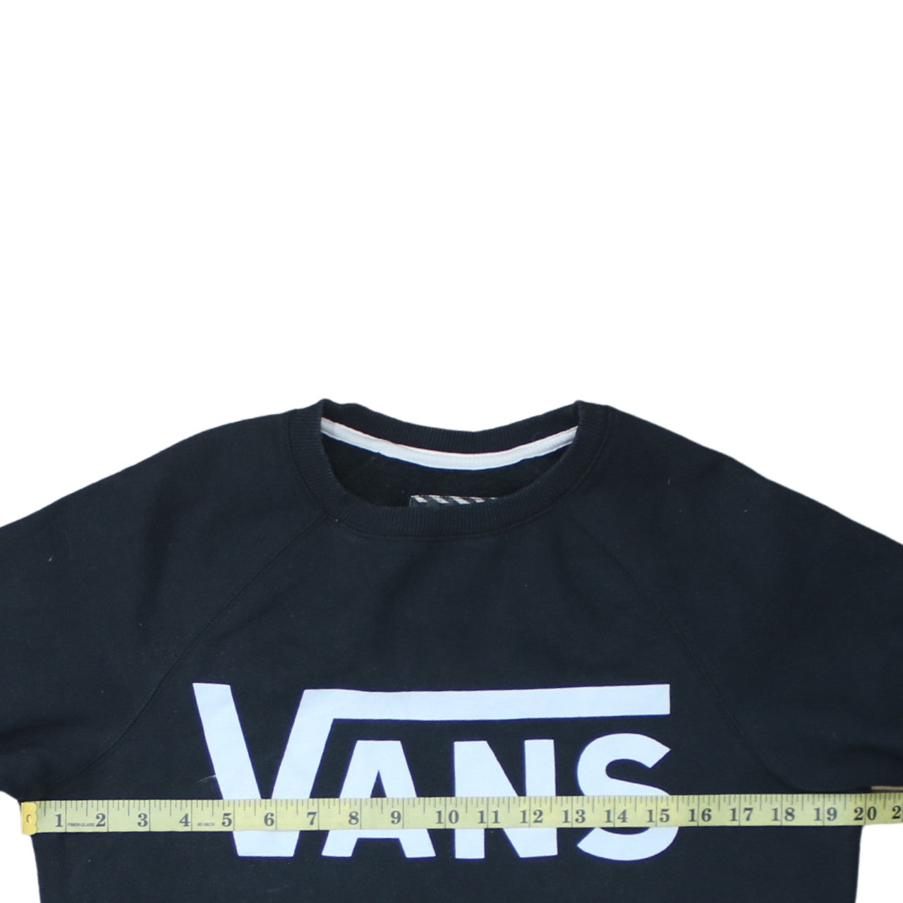 Vans Men's Black XS Crew Neck Pullover Sweatshirt