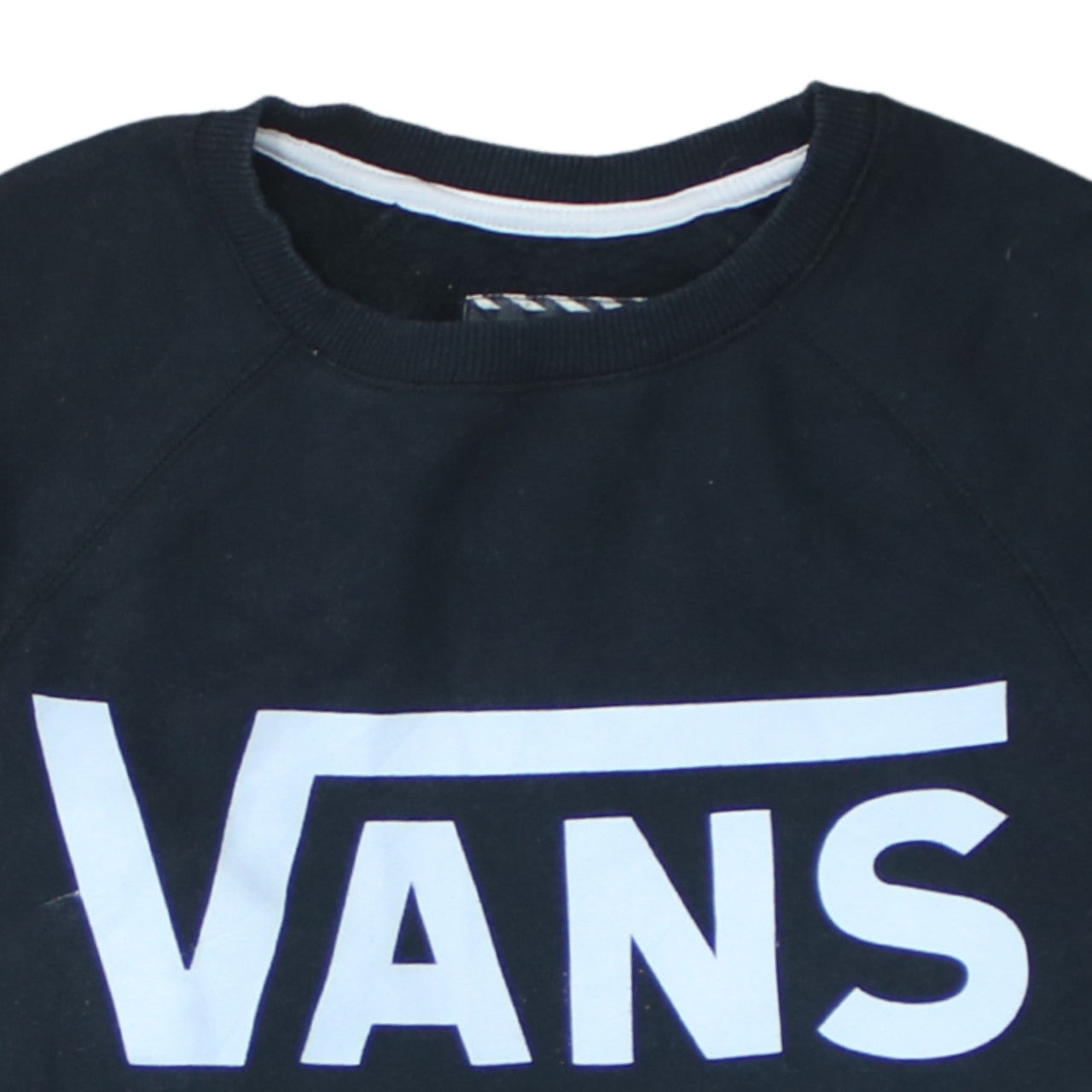 Vans Men's Black XS Crew Neck Pullover Sweatshirt