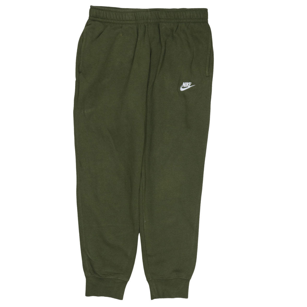 Nike Men's Green Jogger Sweatpants M Regular Fit Fleece