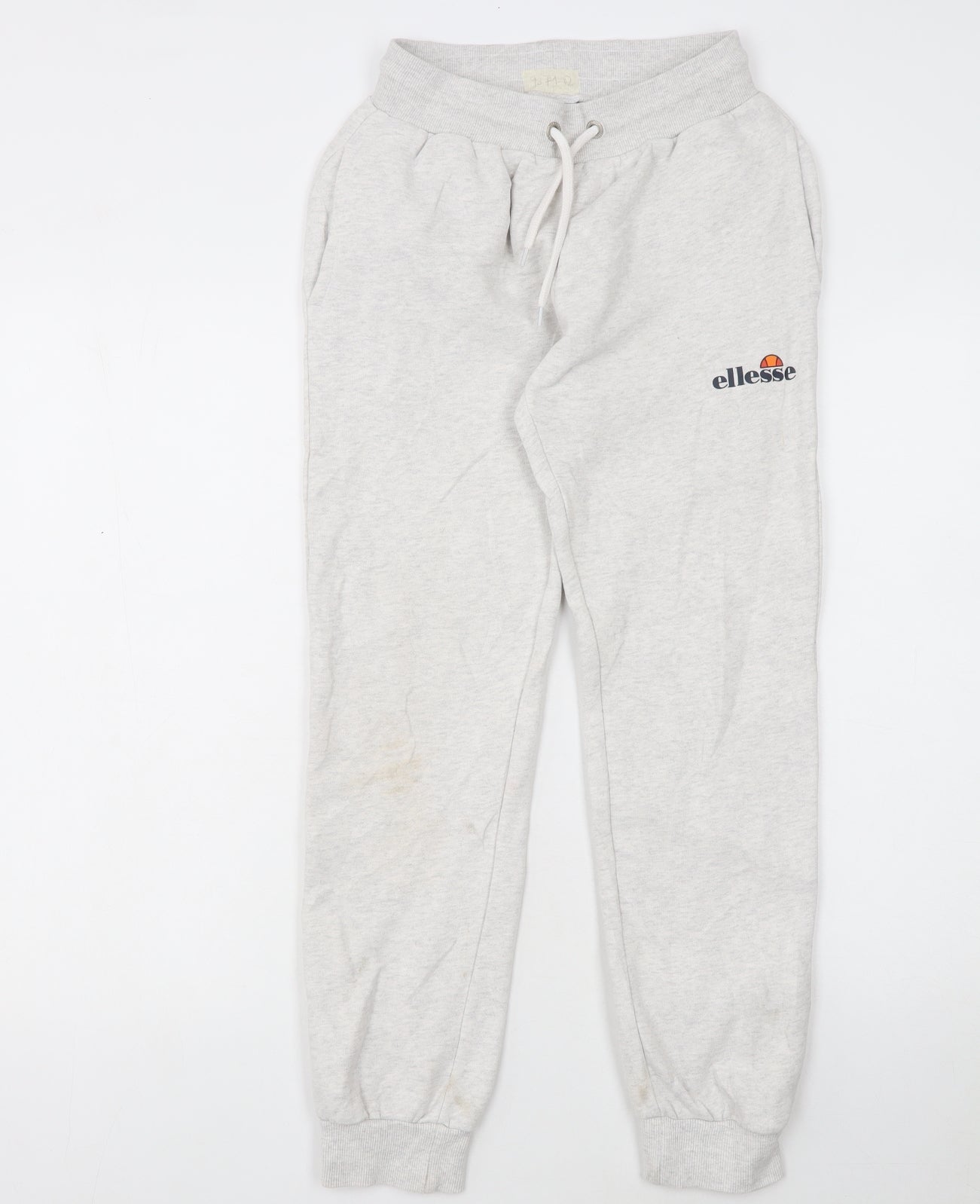 Ellesse Girls Grey Jogger Sweatpants 12-13 Years Cotton Blend