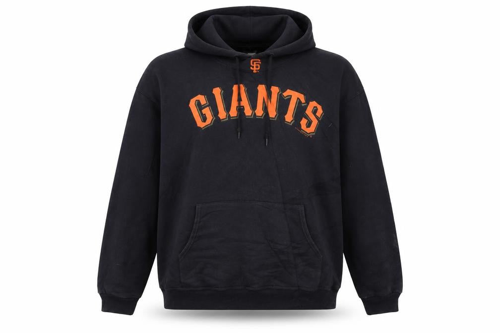Genuine Merchandise Men's Black XL Pullover Hoodie with Giants Logo