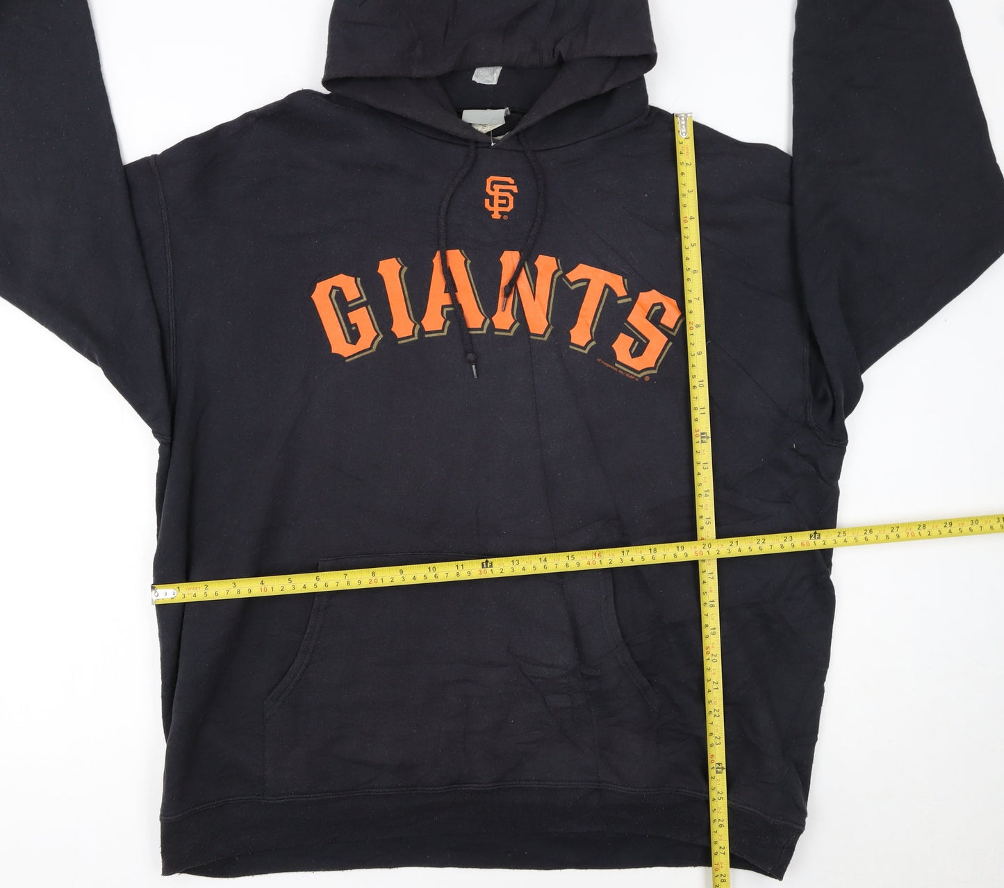 Genuine Merchandise Men's Black XL Pullover Hoodie with Giants Logo