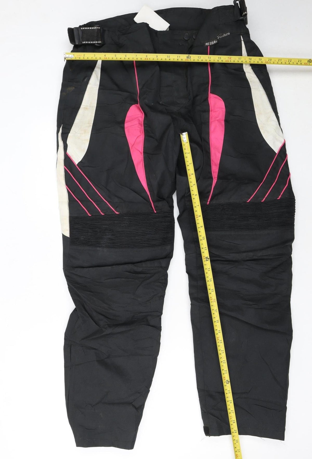 Turin Women’s Black Motorcycle Snow Pants Size 18 Waterproof Cordura