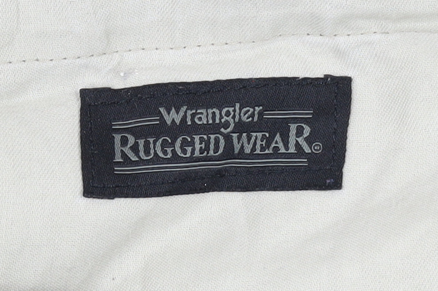 Wrangler Men’s Beige Chino Trousers 46x32 Relaxed Fit Cotton