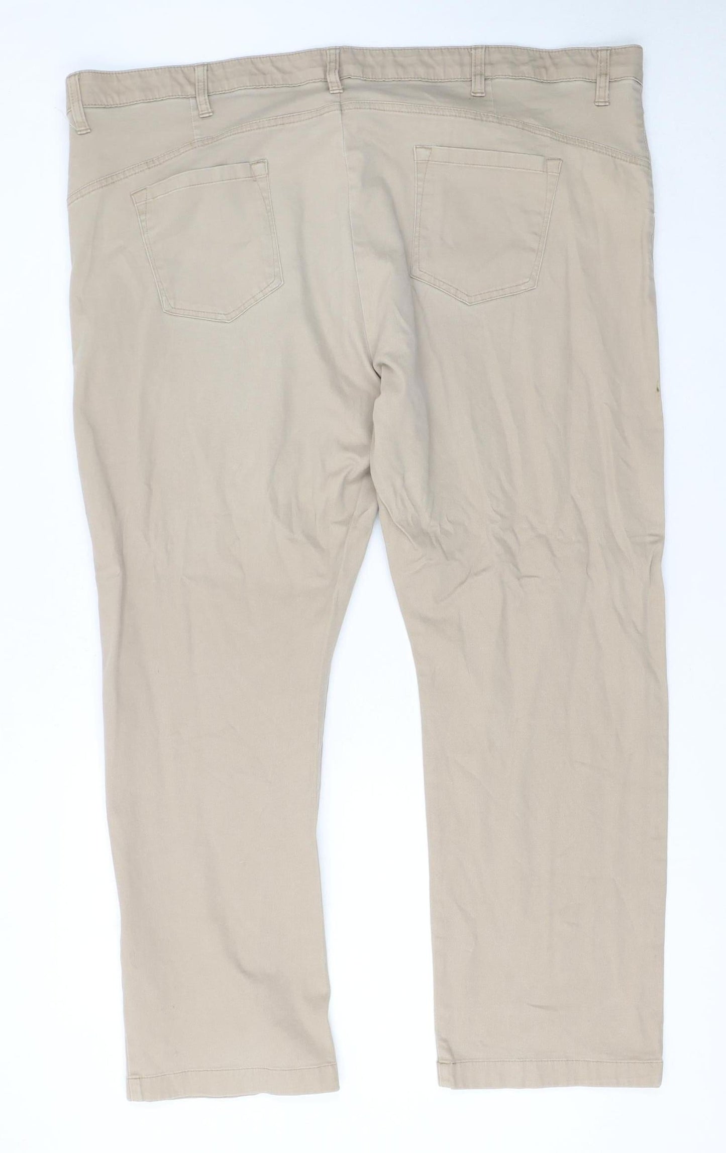 Wrangler Men's Beige Chino Trousers Size 44 Straight Fit