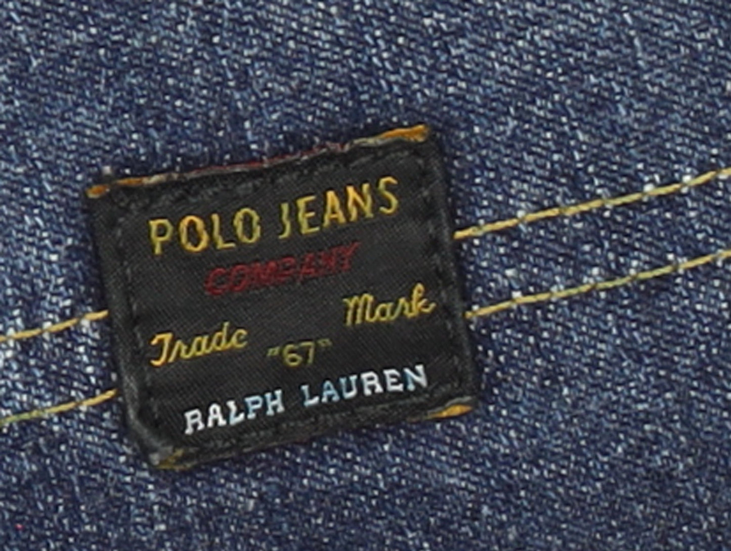 Ralph Lauren Womens Blue Straight-Leg Jeans Size 16 Regular Fit