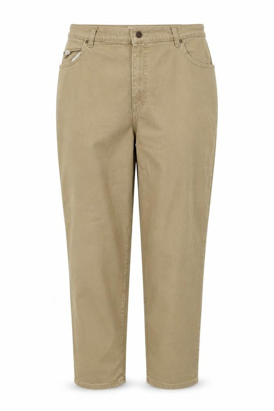 Lee Women's Beige Straight Leg Jeans Size 20W Plus Mid Rise Denim