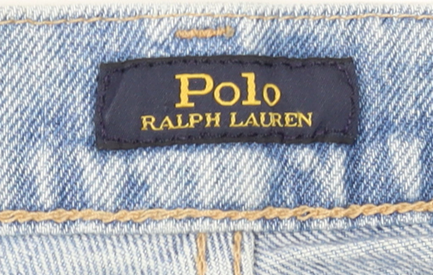Polo Ralph Lauren Men’s Blue Straight Leg Jeans 32R Light Wash Denim