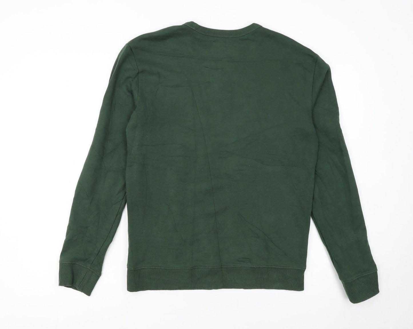 Lee Men’s Green Logo Crew Neck Sweatshirt Size S Pullover