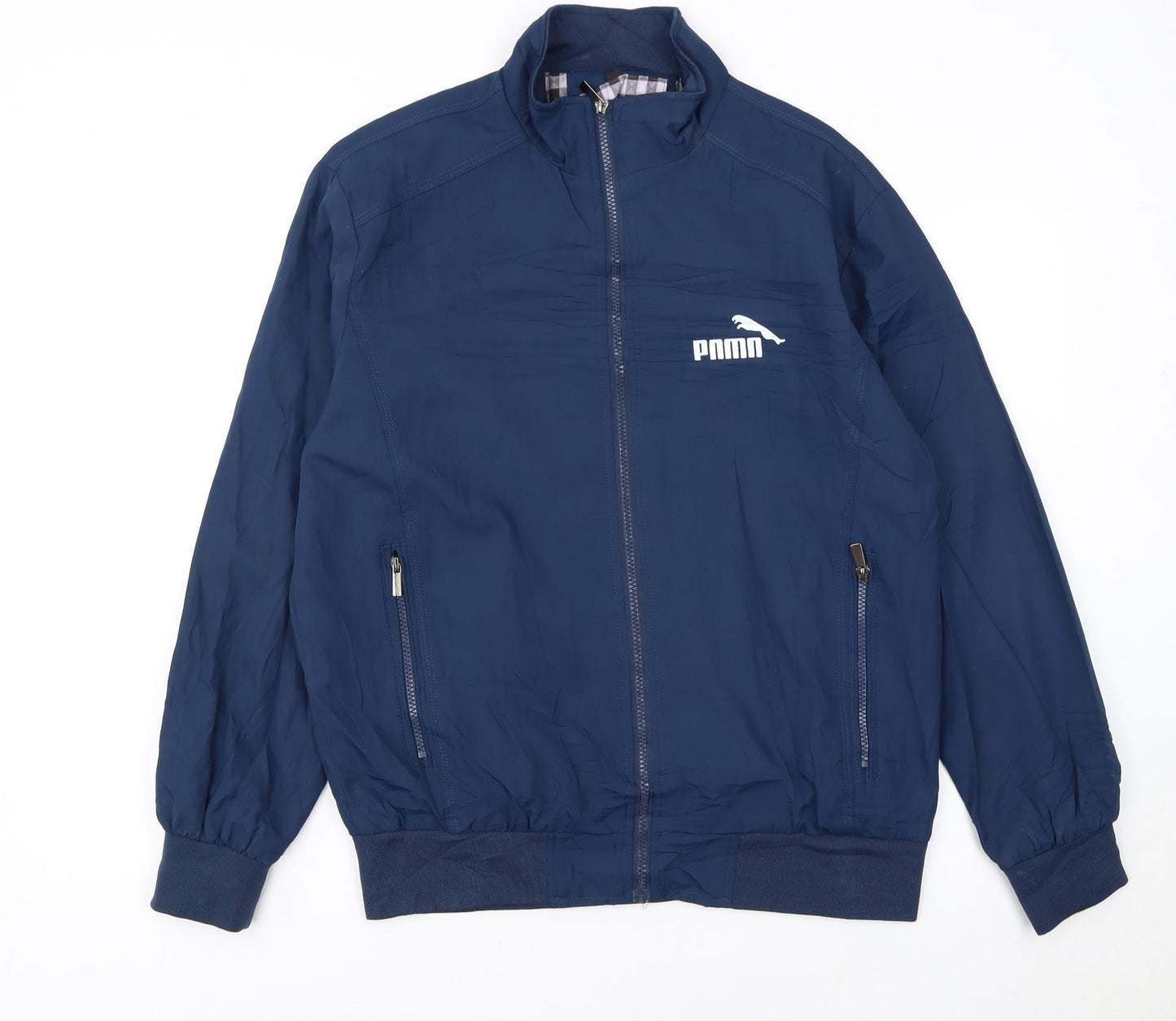 Puma Men's Blue XL Track Jacket Lightweight Zip Activewear