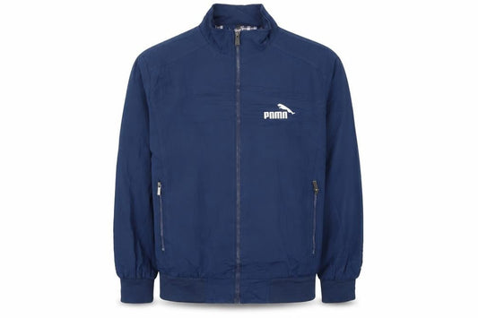 Puma Men's Blue XL Track Jacket Lightweight Zip Activewear