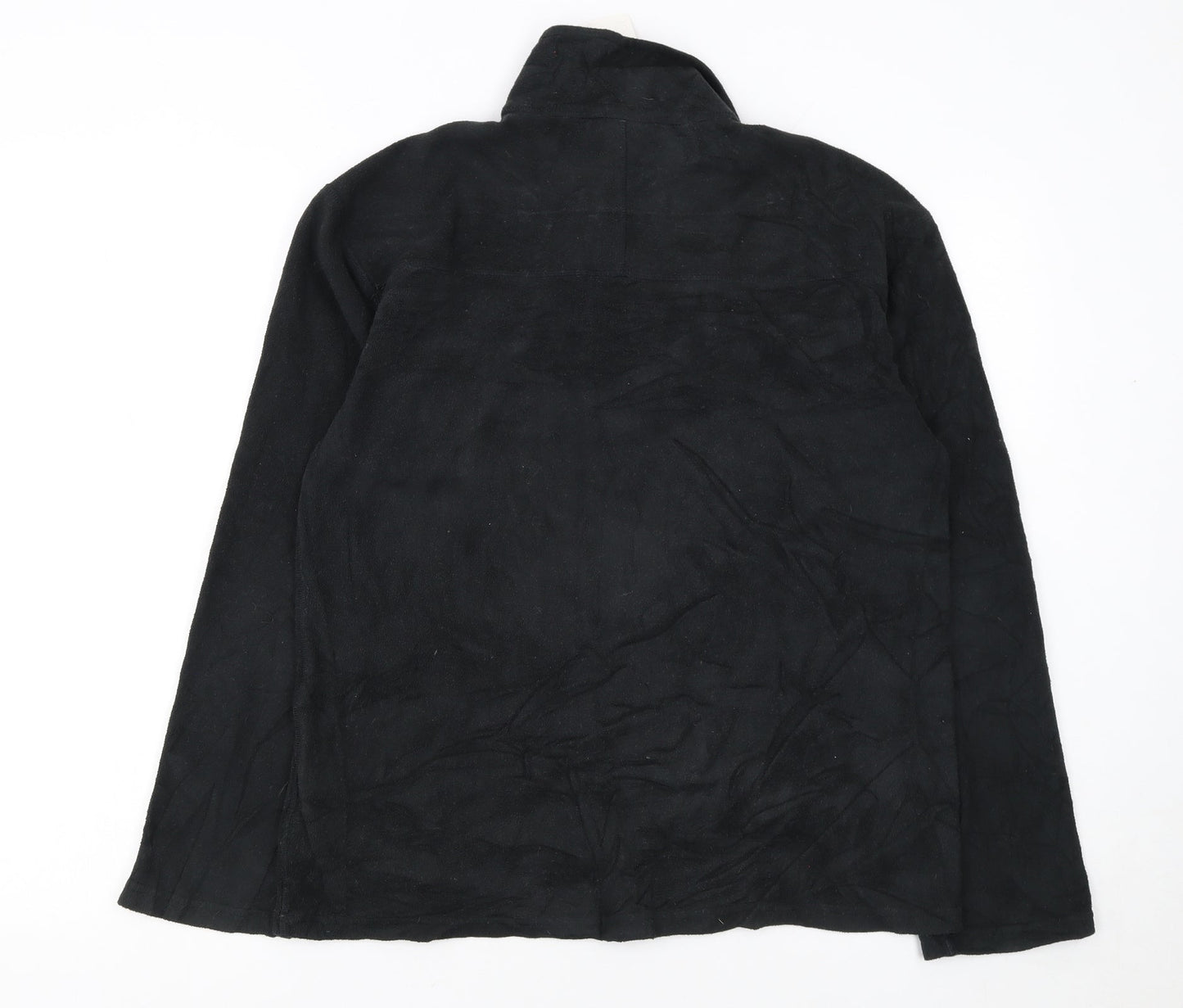 The North Face Mens Black Fleece 1/4 Zip Pullover Sweatshirt Size S
