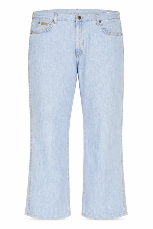 Wrangler Men's Blue Bootcut Jeans W40 L32 100% Cotton Denim