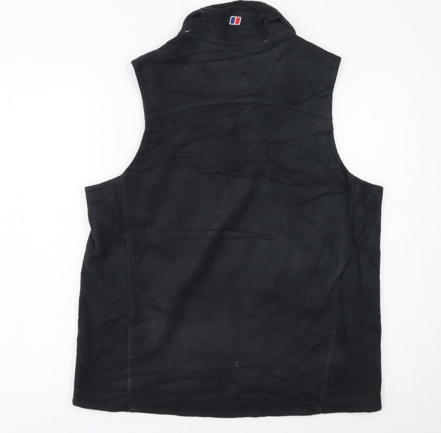Berghaus Men’s Black Fleece Bodywarmer Waistcoat Size S Outdoor Vest
