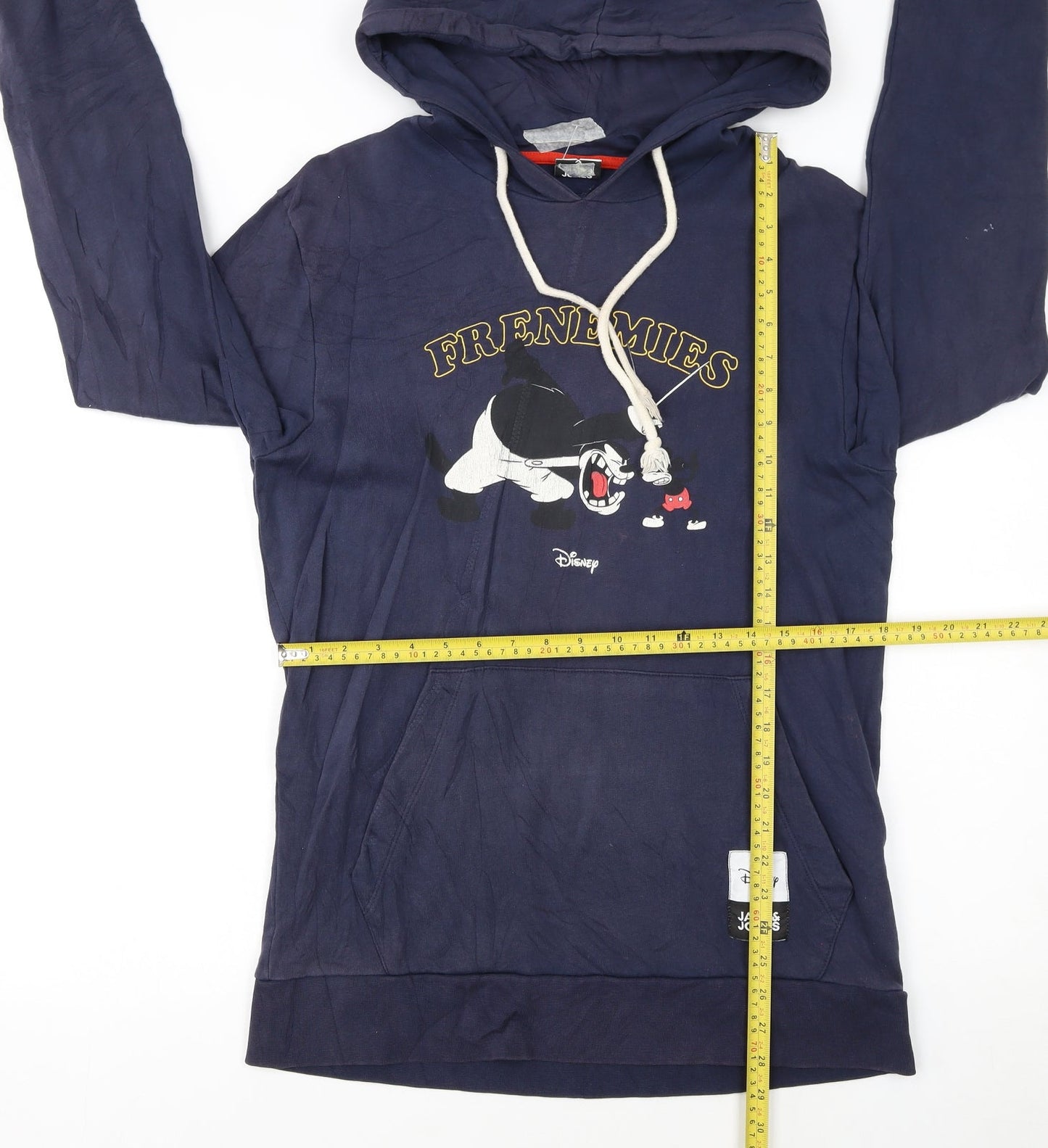 Disney Men's Blue Pullover Hoodie L Graphic Cartoon Frenemies Sweatshirt