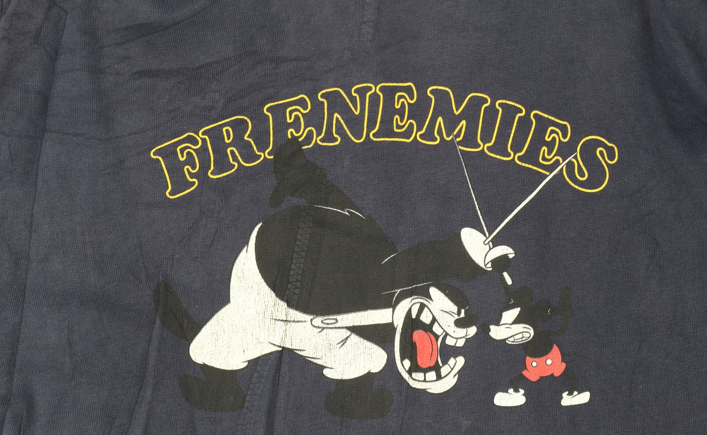 Disney Men's Blue Pullover Hoodie L Graphic Cartoon Frenemies Sweatshirt
