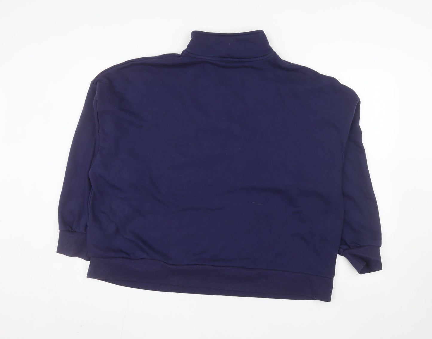 Dunnes Stores Men's Blue Michigan Half Zip Sweatshirt XL