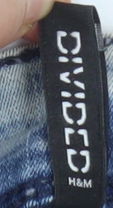 H&M Divided Women’s Blue Size 12 Skinny Acid Wash Jeans