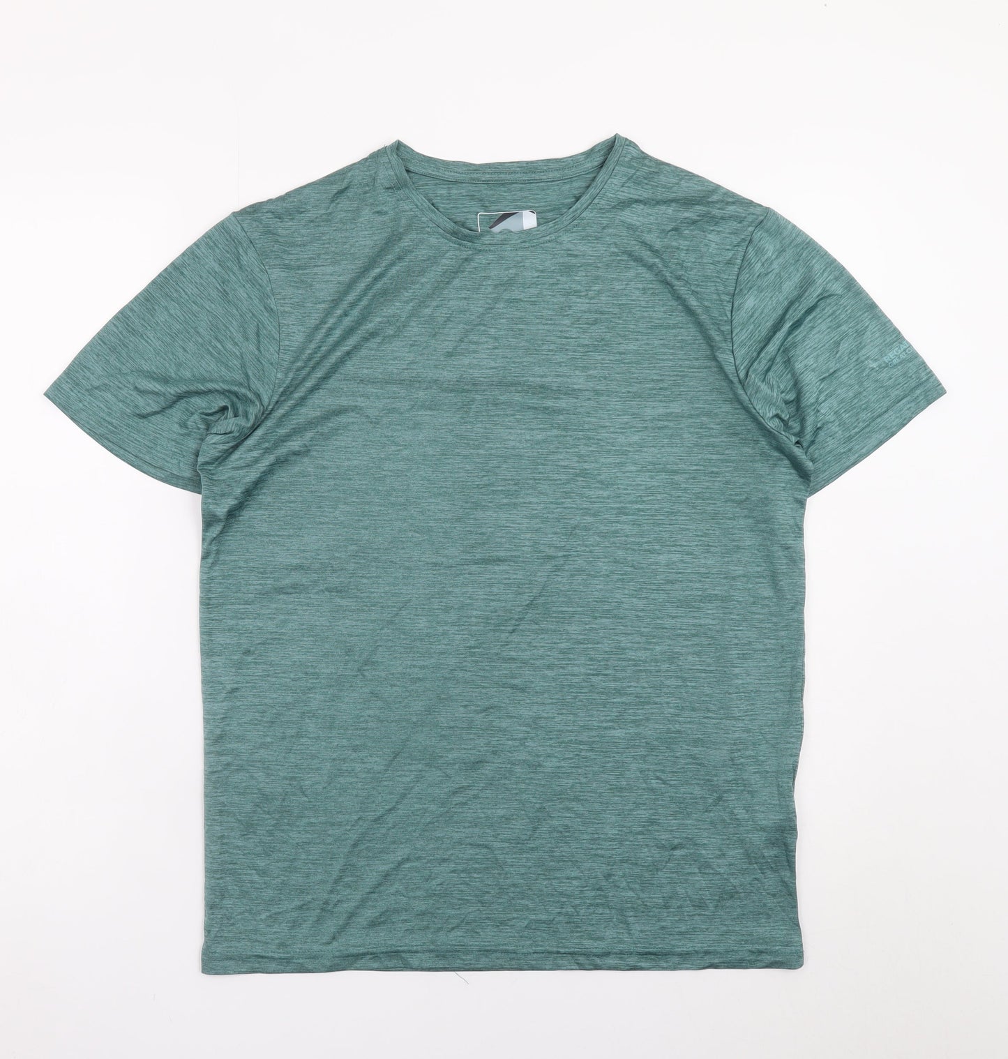 Regatta Men's Green Short Sleeve Polyester Crew Neck T-Shirt M