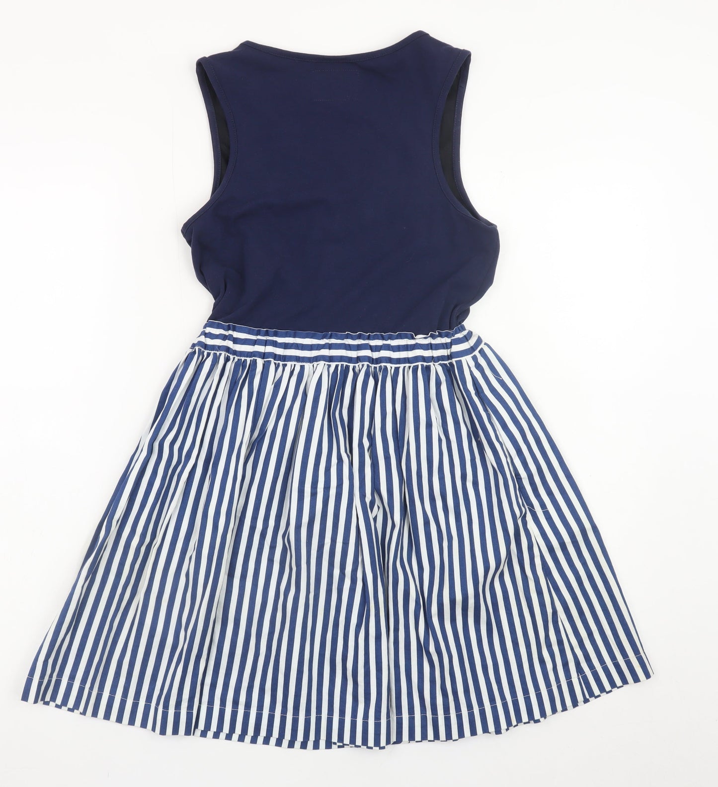 J Jeans Jasper Conran Teens Blue Striped Fit & Flare Dress Size 13