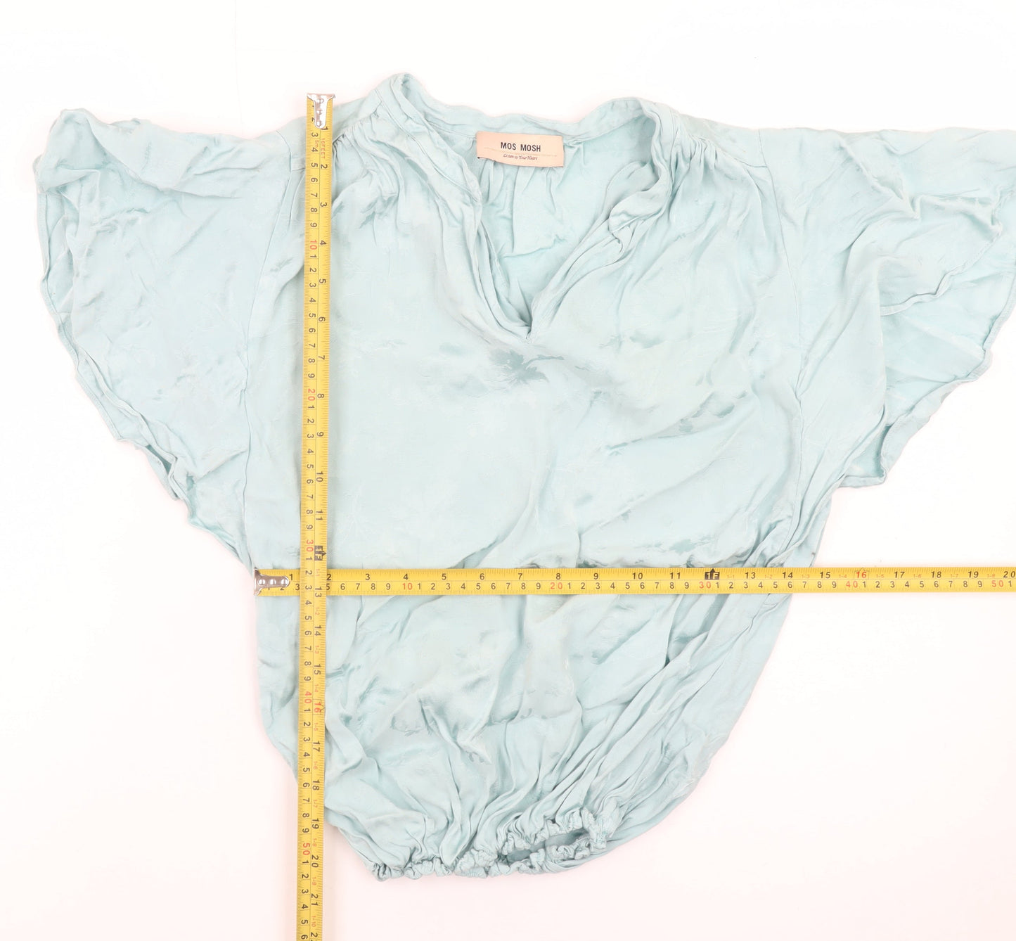Mos Mosh Women's Blue Viscose Relaxed Blouse Size S