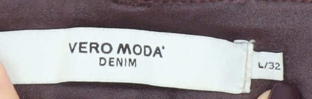 Vero Moda Women's Brown Skinny Jeggings L/32 Stretch Denim